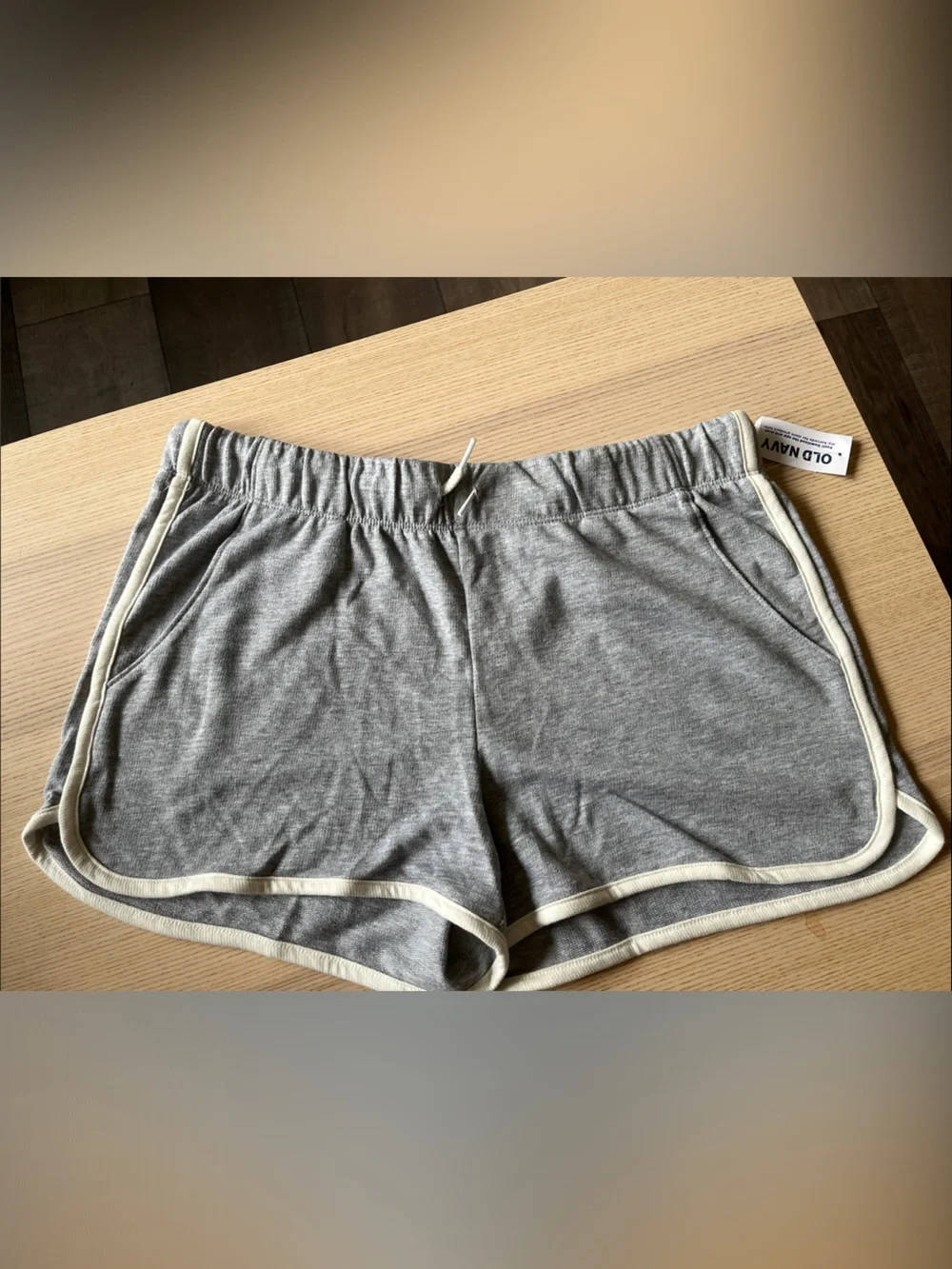 Old Navy Gray Shorts with White Trim